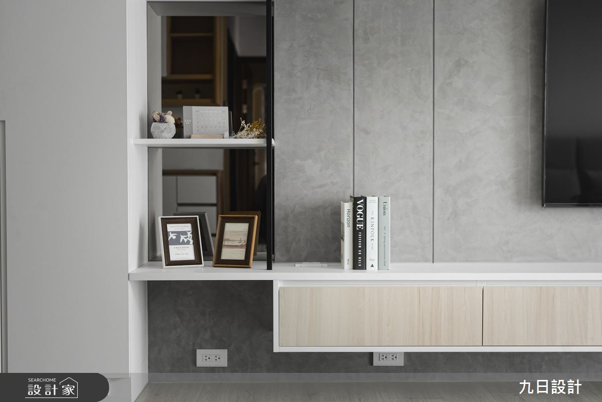 23坪新成屋(5年以下)＿北歐風客廳案例圖片＿九日室內裝修設計＿九日_77之21