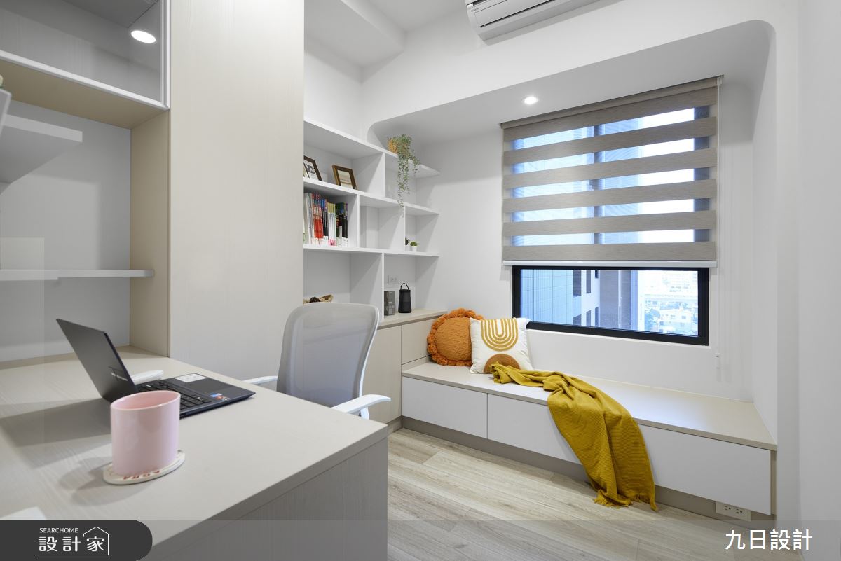 23坪新成屋(5年以下)＿北歐風書房臥榻多功能室案例圖片＿九日室內裝修設計＿九日_77之35