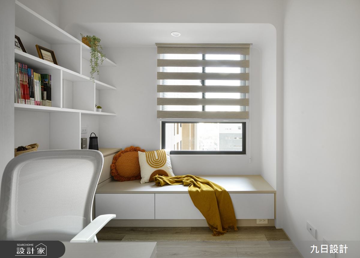 23坪新成屋(5年以下)＿北歐風書房臥榻多功能室案例圖片＿九日室內裝修設計＿九日_77之36