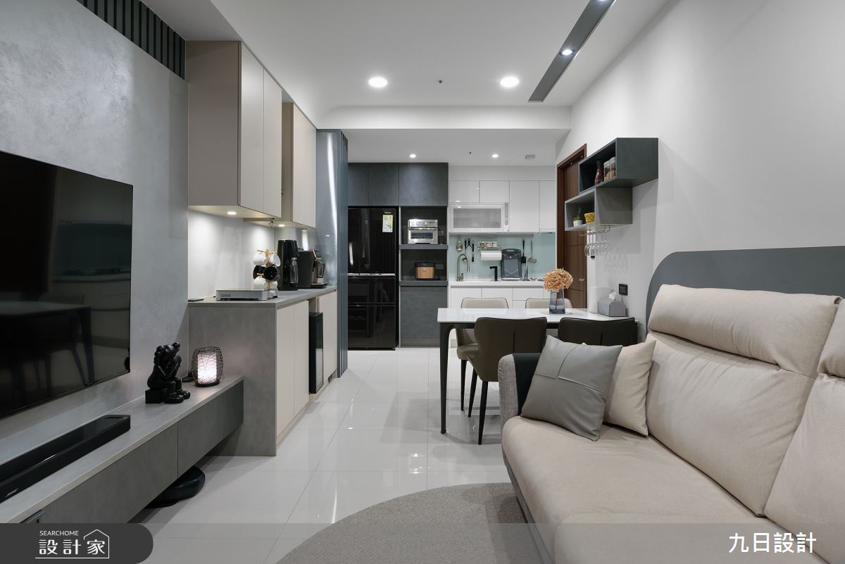 19坪新成屋(5年以下)＿現代風客廳餐廳廚房案例圖片＿九日室內裝修設計＿九日_78之10