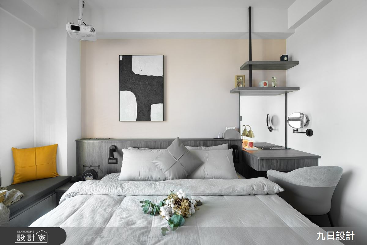 19坪新成屋(5年以下)＿現代風臥室案例圖片＿九日室內裝修設計＿九日_78之26