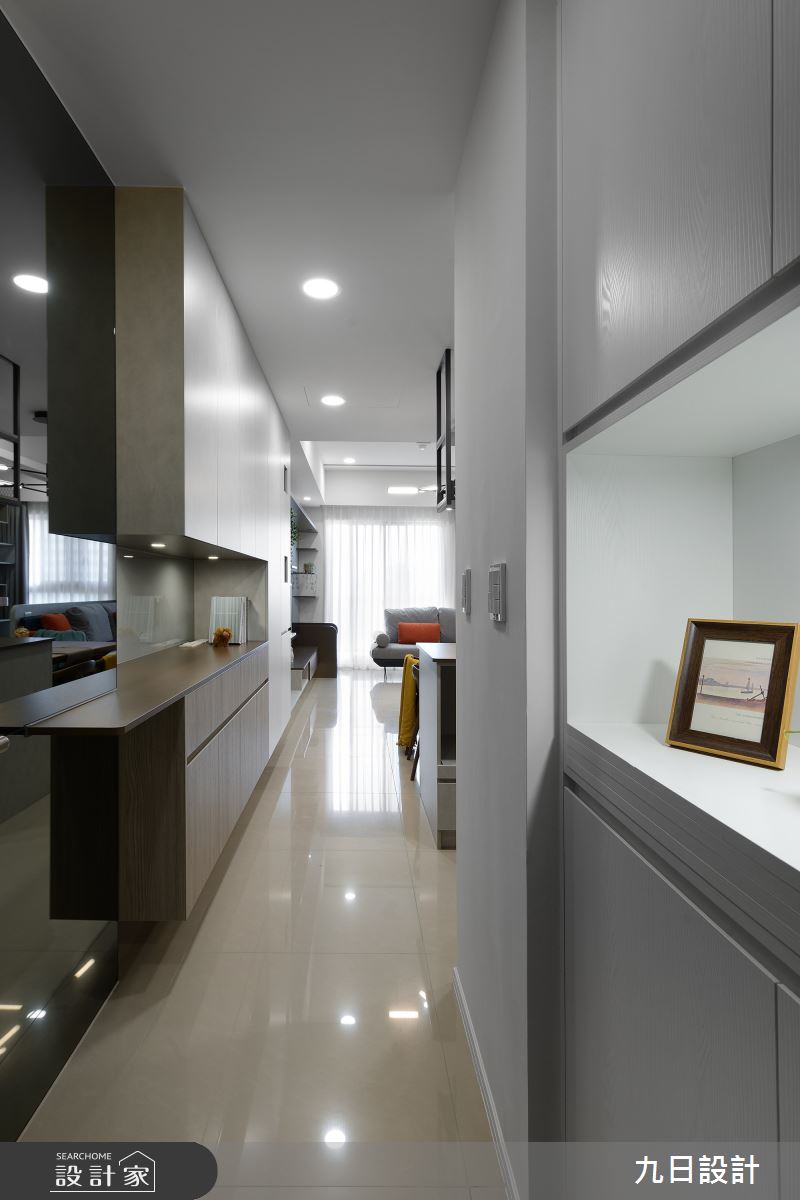 21坪新成屋(5年以下)＿現代風玄關案例圖片＿九日室內裝修設計＿九日_79之2