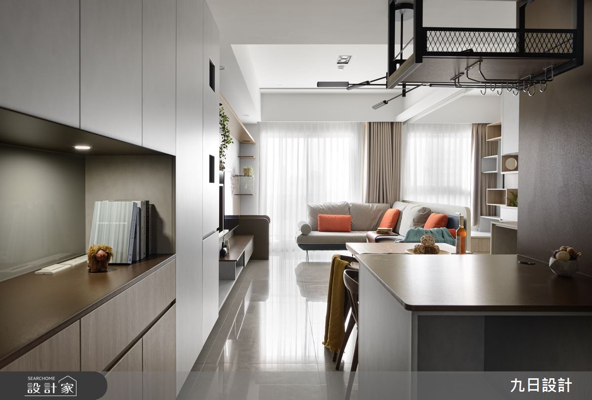 21坪新成屋(5年以下)＿現代風玄關中島案例圖片＿九日室內裝修設計＿九日_79之4