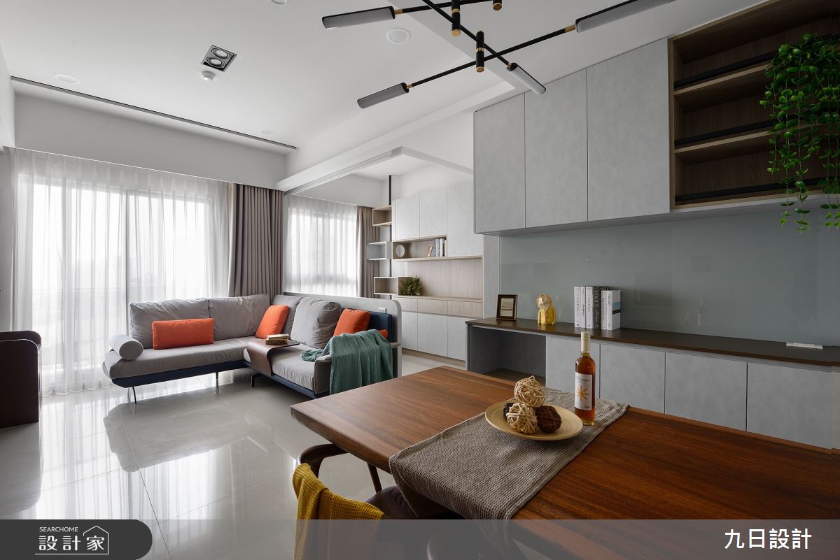 21坪新成屋(5年以下)＿現代風客廳餐廳案例圖片＿九日室內裝修設計＿九日_79之8