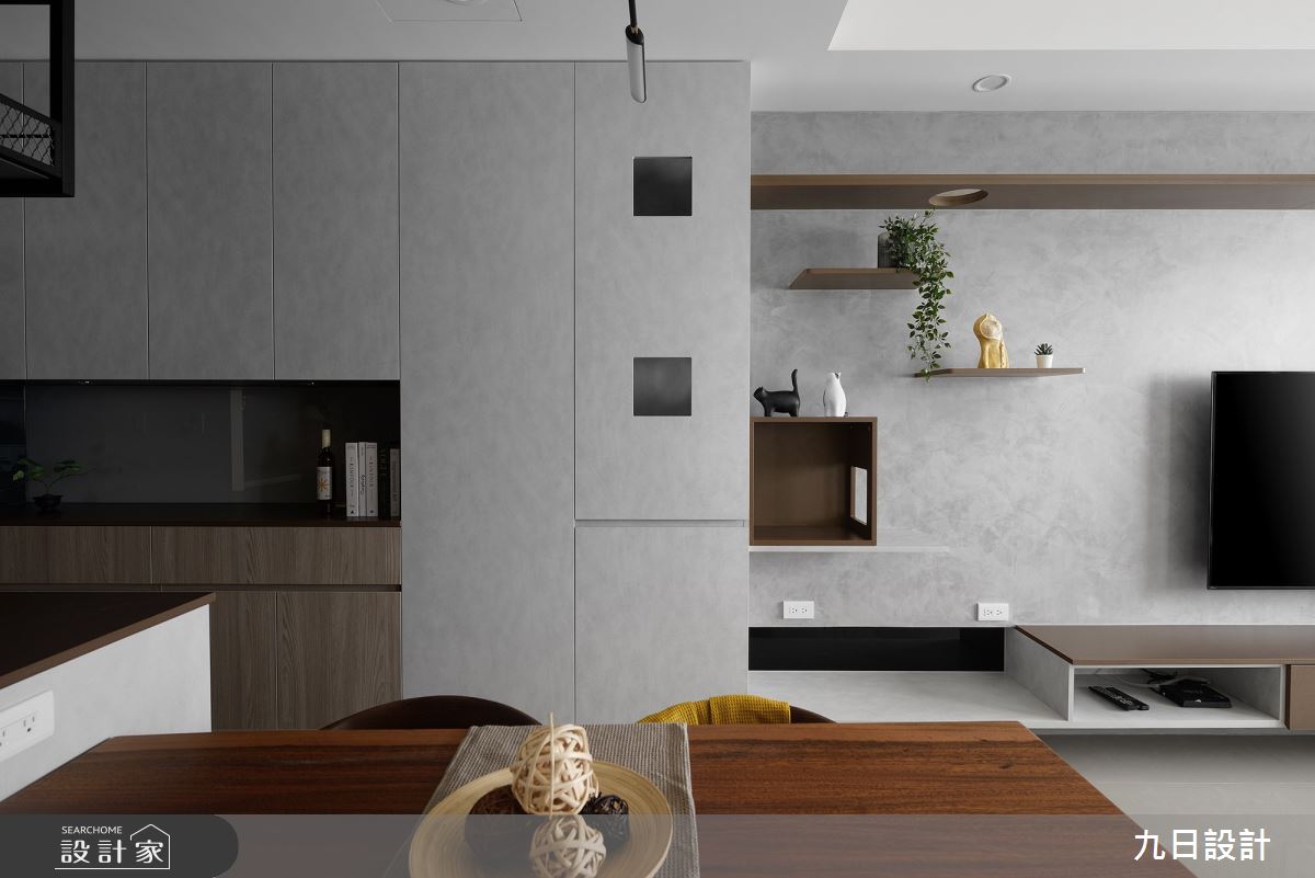 21坪新成屋(5年以下)＿現代風客廳餐廳案例圖片＿九日室內裝修設計＿九日_79之10