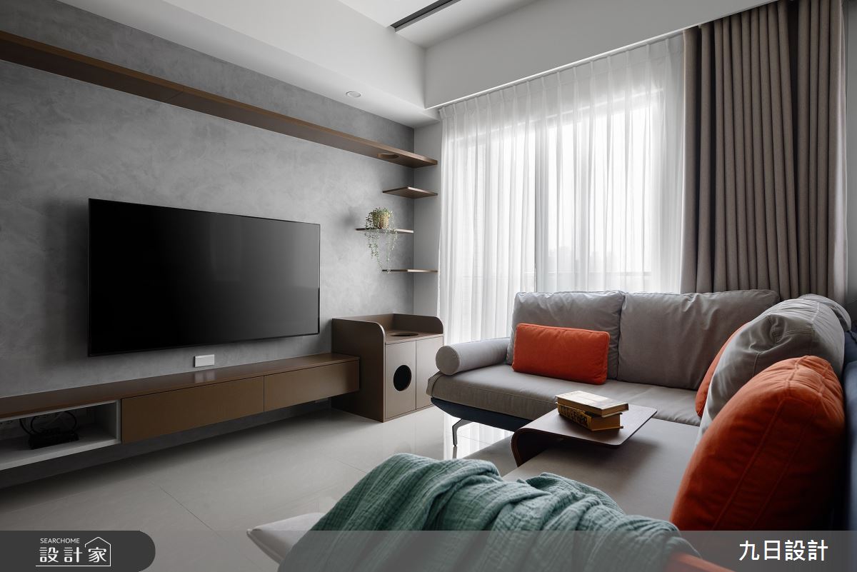 21坪新成屋(5年以下)＿現代風客廳案例圖片＿九日室內裝修設計＿九日_79之15