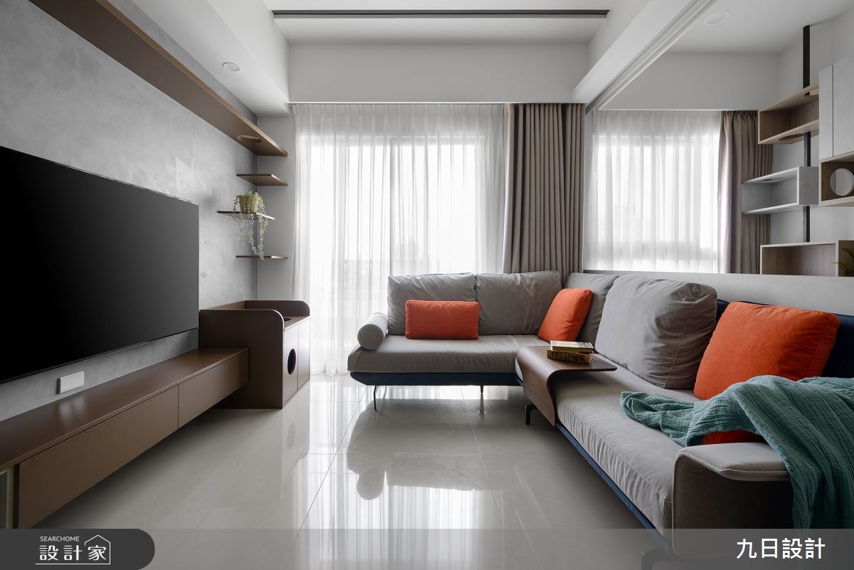 21坪新成屋(5年以下)＿現代風客廳案例圖片＿九日室內裝修設計＿九日_79之16