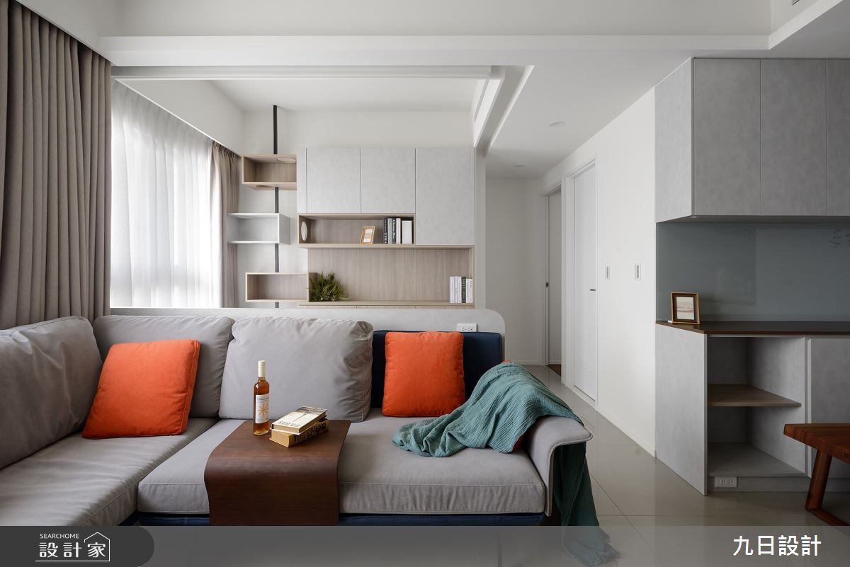 21坪新成屋(5年以下)＿現代風客廳案例圖片＿九日室內裝修設計＿九日_79之18