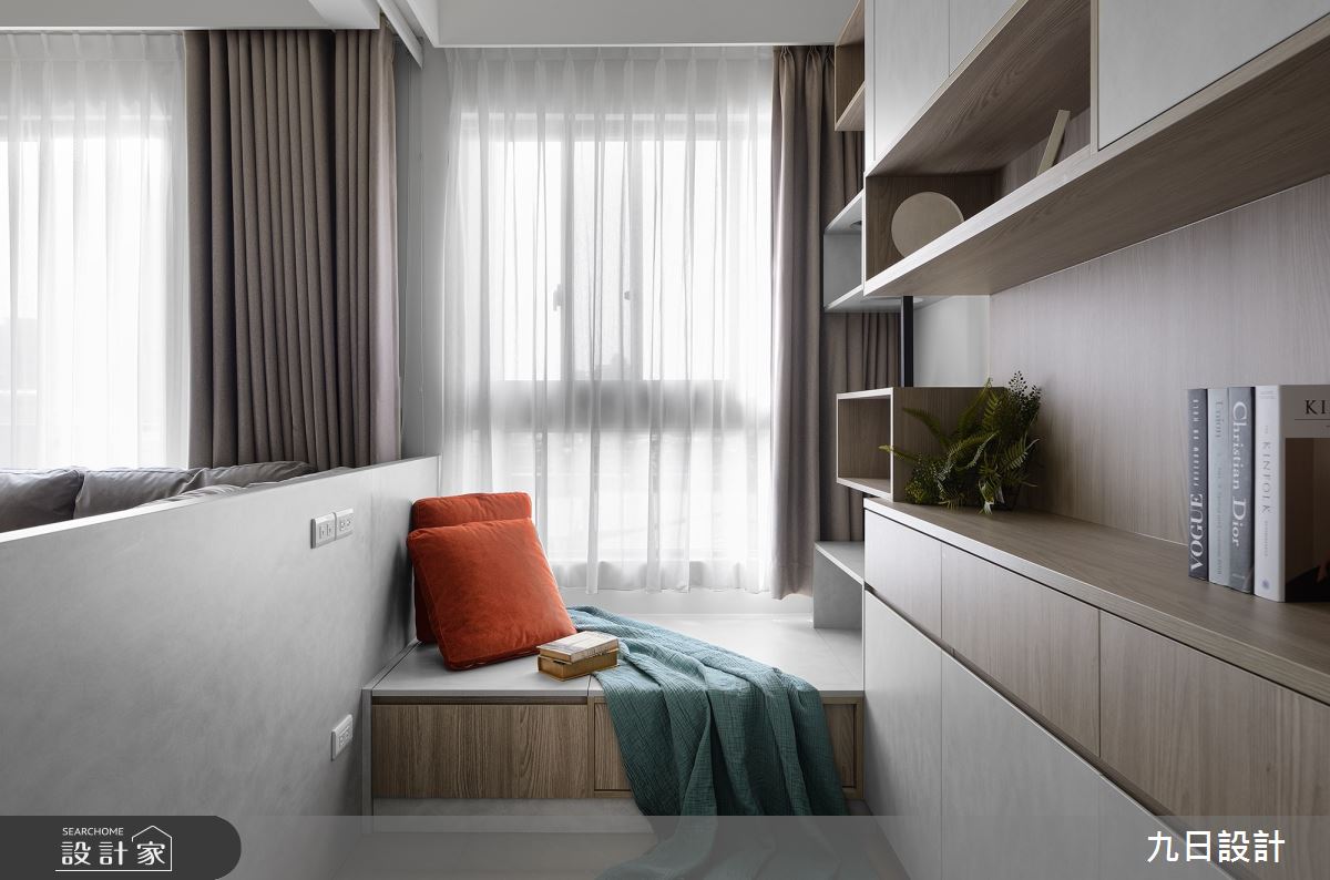 21坪新成屋(5年以下)＿現代風書房臥榻案例圖片＿九日室內裝修設計＿九日_79之25
