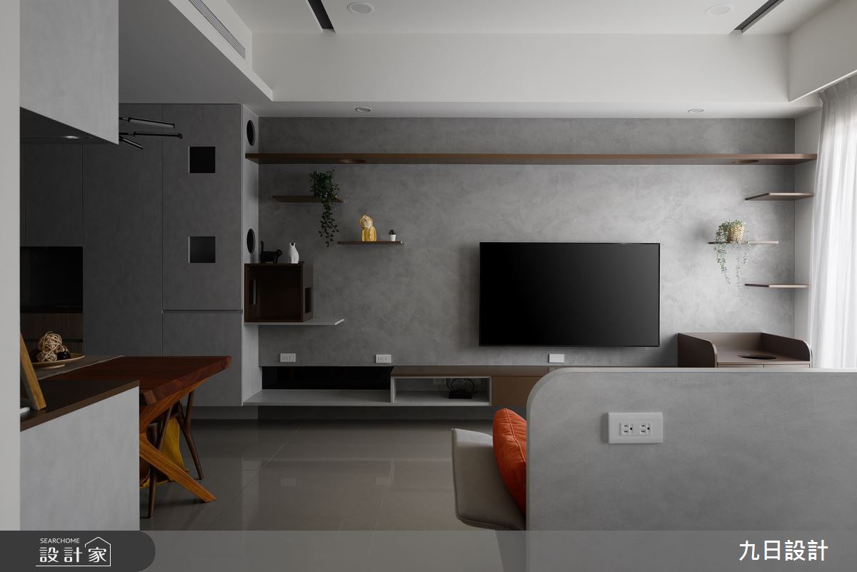 21坪新成屋(5年以下)＿現代風客廳餐廳案例圖片＿九日室內裝修設計＿九日_79之24