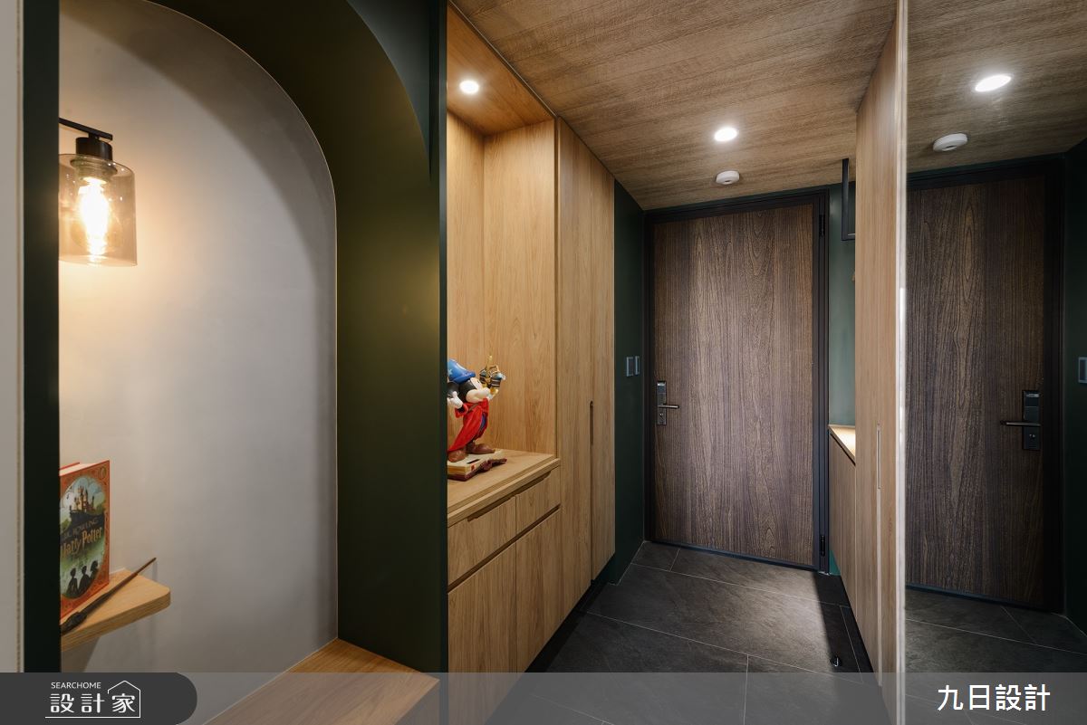 32坪新成屋(5年以下)＿北歐風玄關案例圖片＿九日室內裝修設計＿九日_80之2