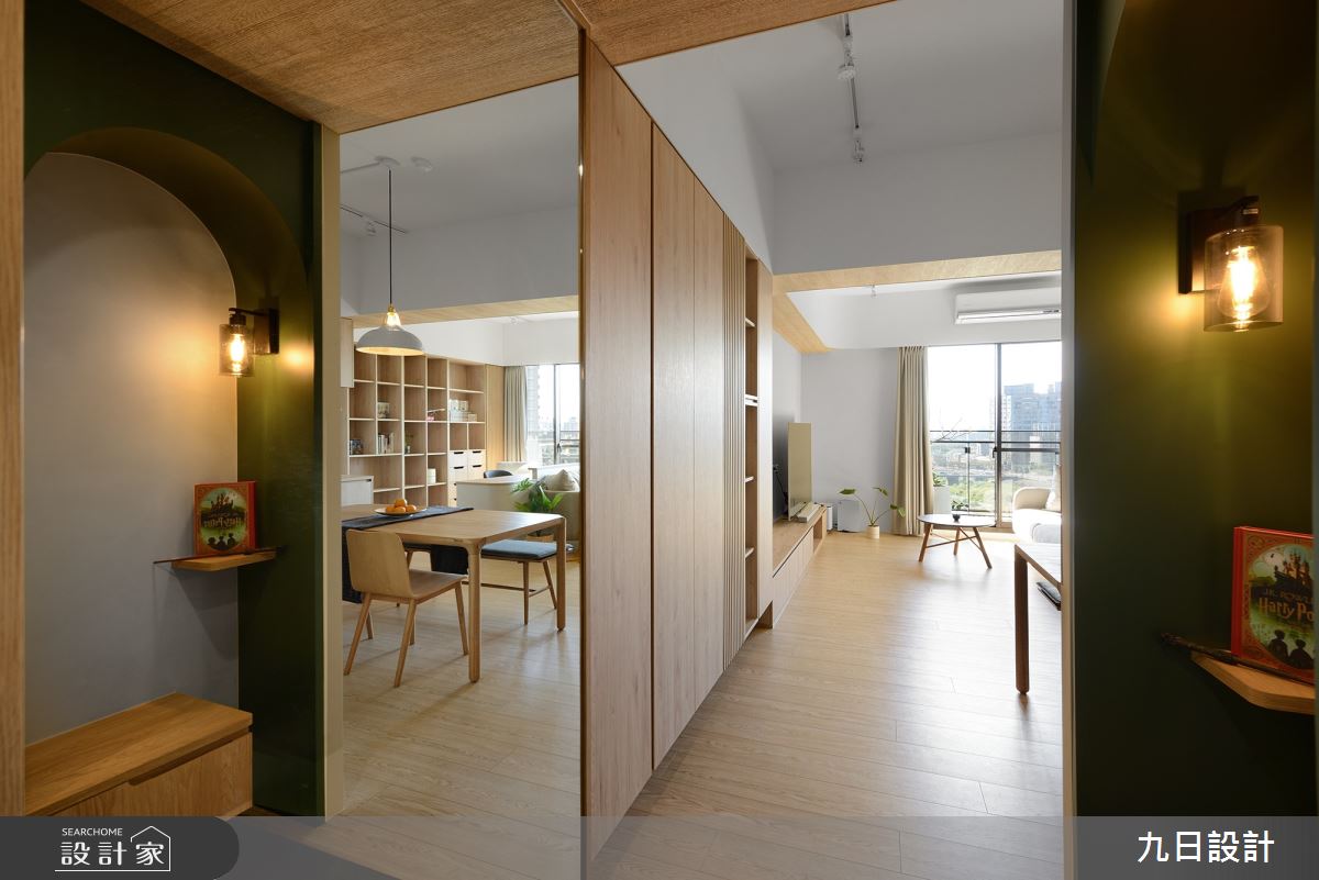 32坪新成屋(5年以下)＿北歐風玄關案例圖片＿九日室內裝修設計＿九日_80之3