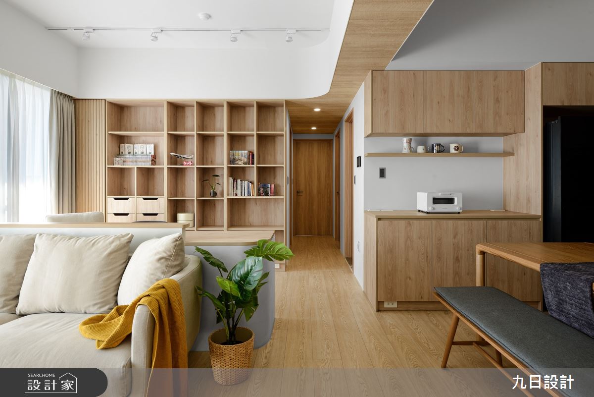 32坪新成屋(5年以下)＿北歐風客廳餐廳書房案例圖片＿九日室內裝修設計＿九日_80之15