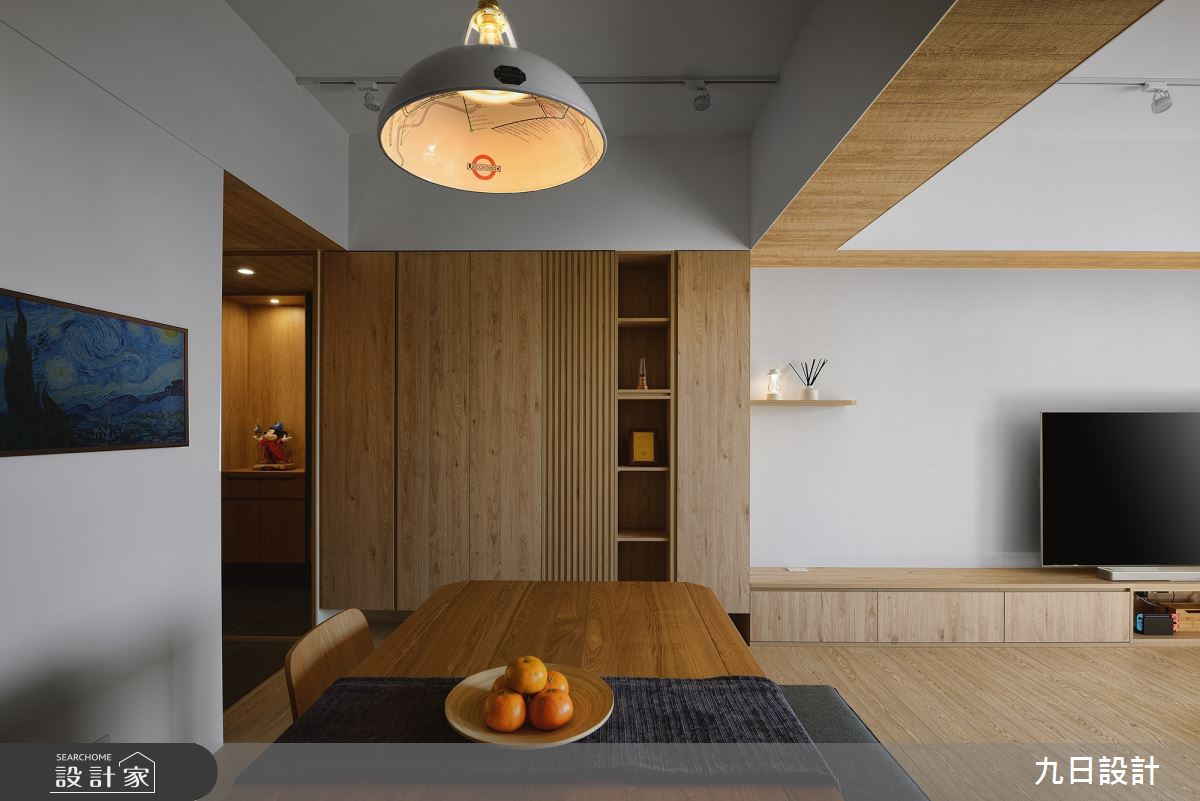 32坪新成屋(5年以下)＿北歐風客廳餐廳案例圖片＿九日室內裝修設計＿九日_80之12