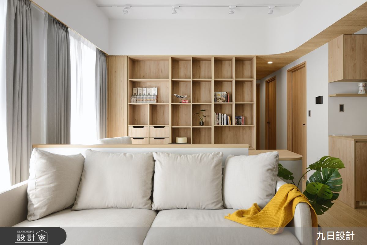 32坪新成屋(5年以下)＿北歐風客廳案例圖片＿九日室內裝修設計＿九日_80之18