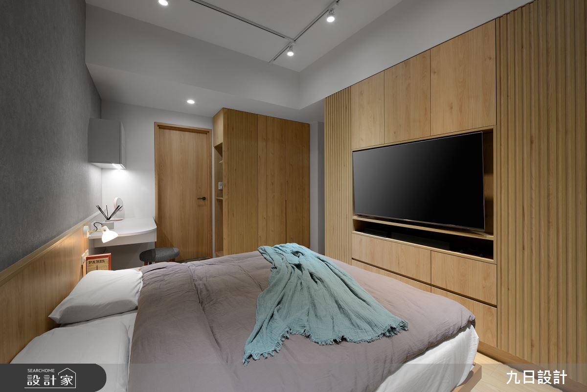 32坪新成屋(5年以下)＿北歐風臥室案例圖片＿九日室內裝修設計＿九日_80之29