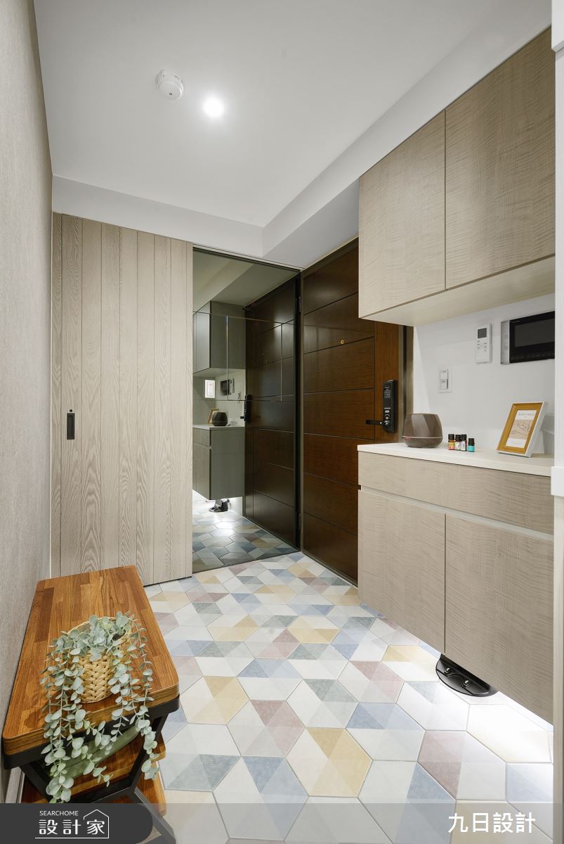 28坪新成屋(5年以下)＿混搭風玄關案例圖片＿九日室內裝修設計＿九日_81之2
