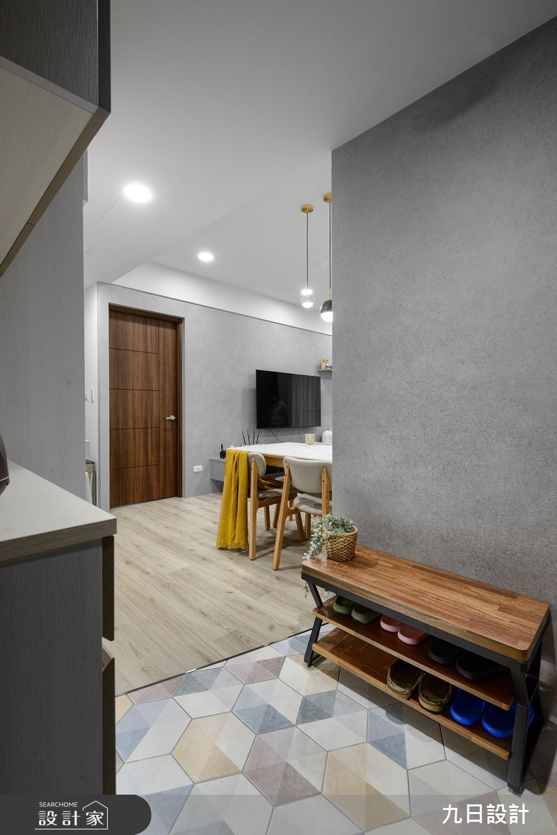 28坪新成屋(5年以下)＿混搭風玄關案例圖片＿九日室內裝修設計＿九日_81之3