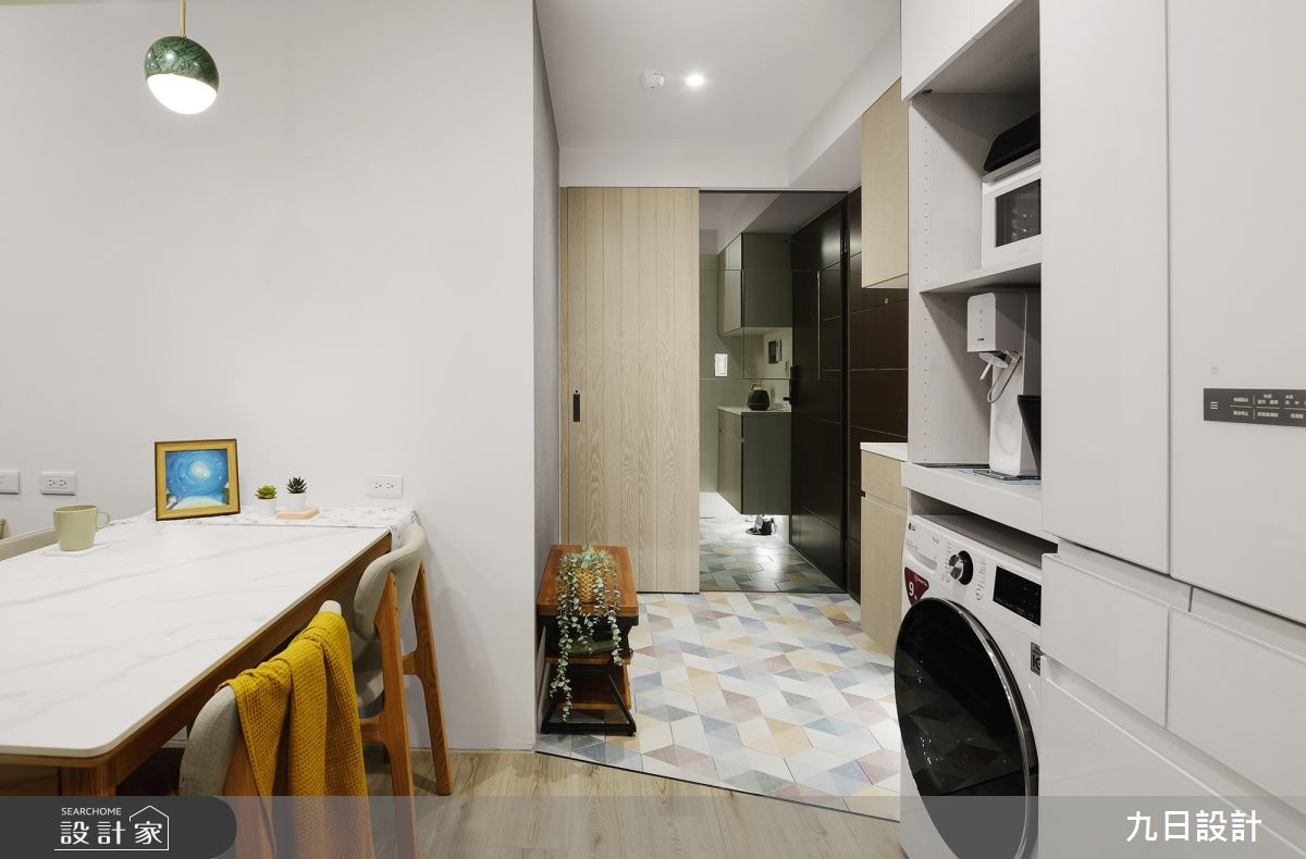 28坪新成屋(5年以下)＿混搭風玄關餐廳案例圖片＿九日室內裝修設計＿九日_81之4