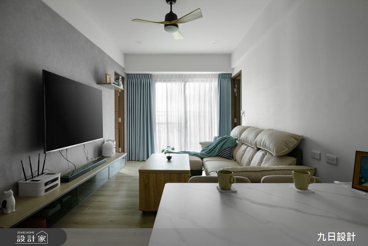 28坪新成屋(5年以下)＿混搭風客廳餐廳案例圖片＿九日室內裝修設計＿九日_81之6