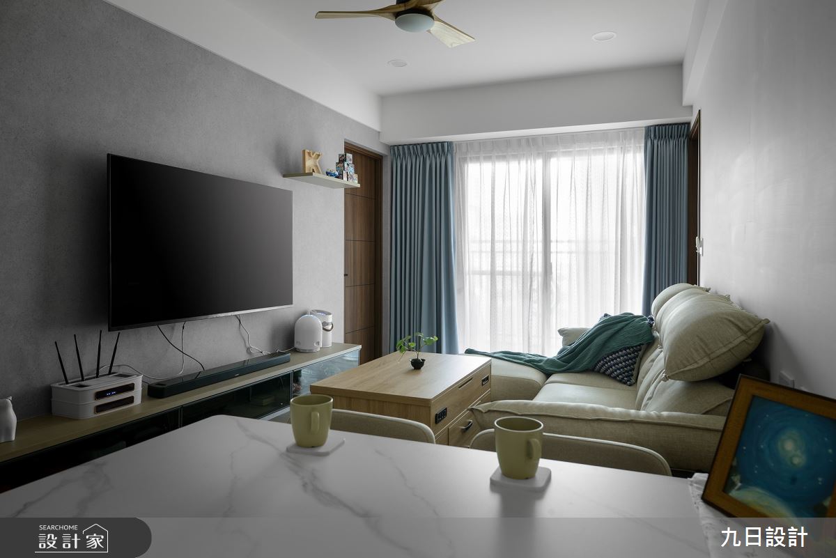 28坪新成屋(5年以下)＿混搭風客廳餐廳案例圖片＿九日室內裝修設計＿九日_81之7