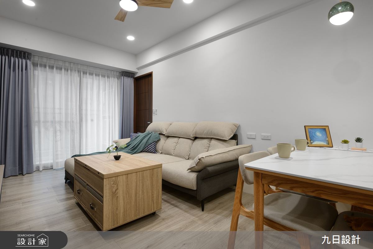 28坪新成屋(5年以下)＿混搭風客廳餐廳案例圖片＿九日室內裝修設計＿九日_81之9