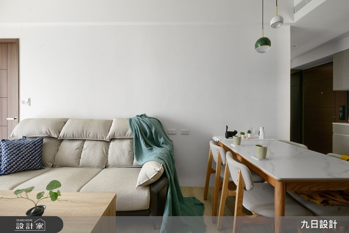 28坪新成屋(5年以下)＿混搭風客廳餐廳案例圖片＿九日室內裝修設計＿九日_81之8