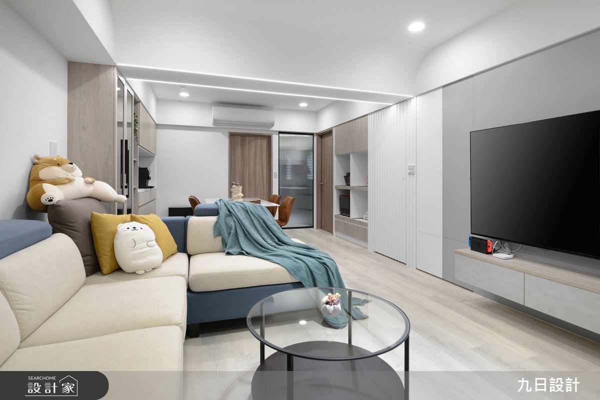 23坪老屋(16~30年)＿混搭風客廳餐廳案例圖片＿九日室內裝修設計＿九日_82之3