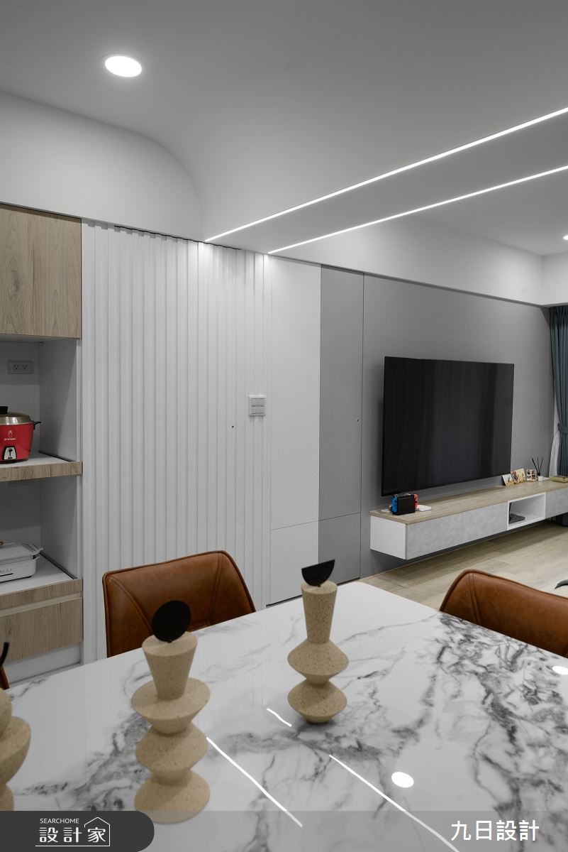 23坪老屋(16~30年)＿混搭風客廳餐廳案例圖片＿九日室內裝修設計＿九日_82之13