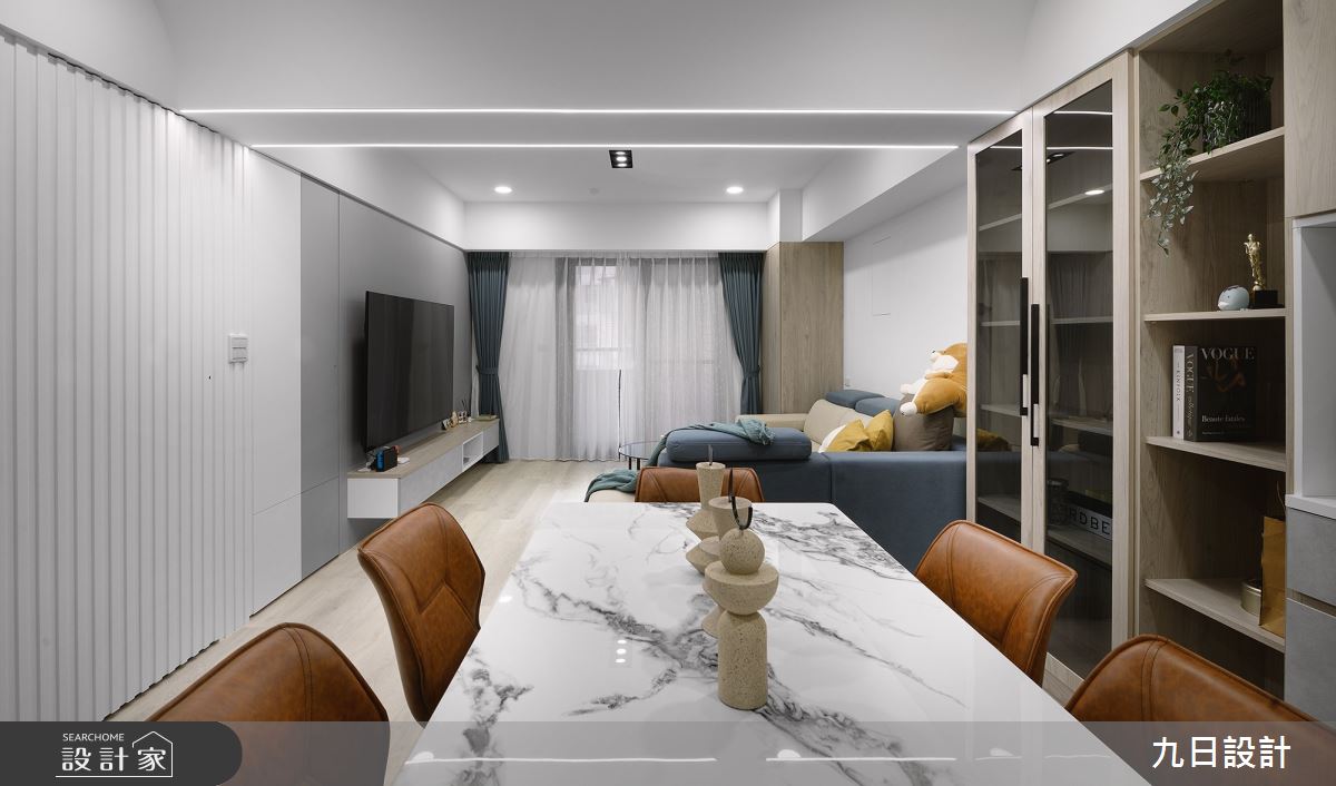 23坪老屋(16~30年)＿混搭風客廳餐廳案例圖片＿九日室內裝修設計＿九日_82之17