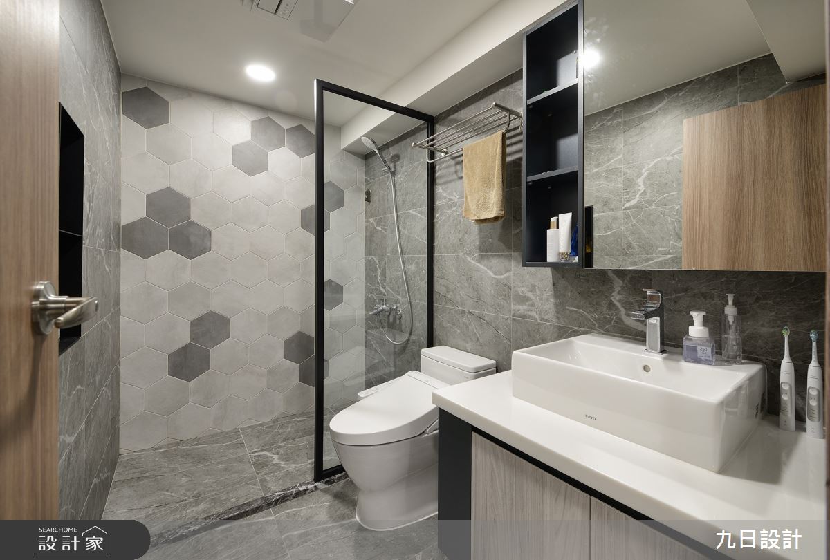 23坪老屋(16~30年)＿混搭風浴室案例圖片＿九日室內裝修設計＿九日_82之31