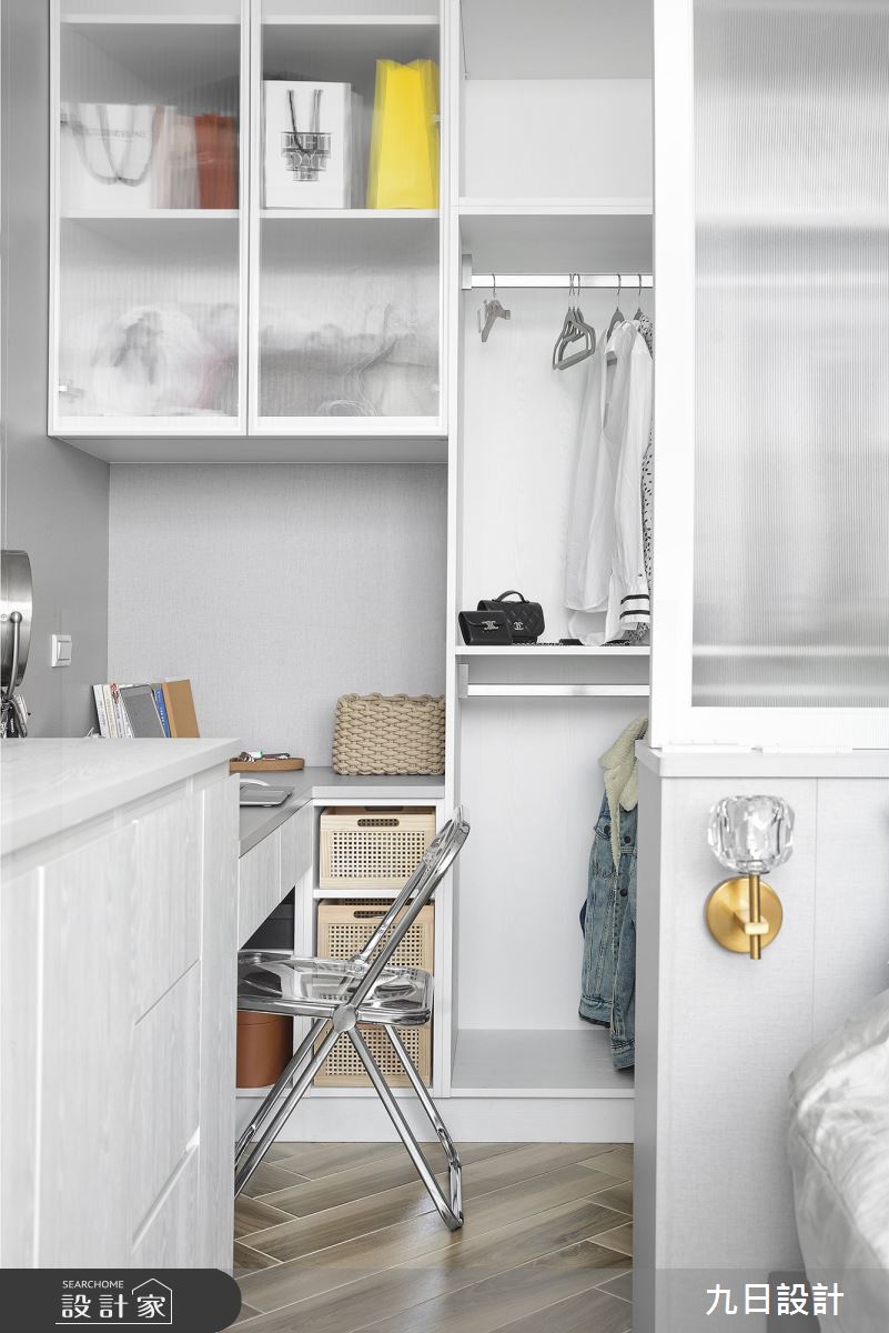 24坪新成屋(5年以下)＿現代風臥室更衣間案例圖片＿九日室內裝修設計＿九日_83之26