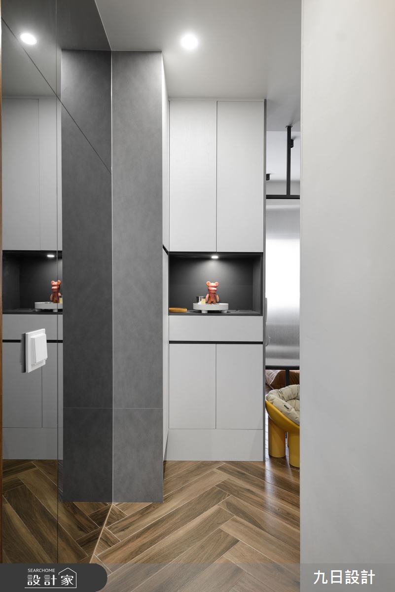 24坪新成屋(5年以下)＿現代風玄關案例圖片＿九日室內裝修設計＿九日_83之3