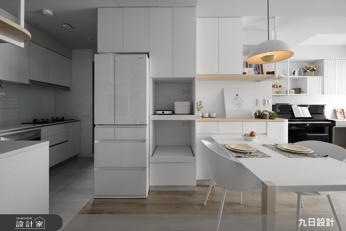 17坪新成屋(5年以下)＿北歐風餐廳廚房案例圖片＿九日室內裝修設計＿九日_84之4