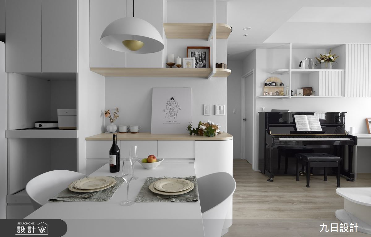 17坪新成屋(5年以下)＿北歐風餐廳案例圖片＿九日室內裝修設計＿九日_84之15