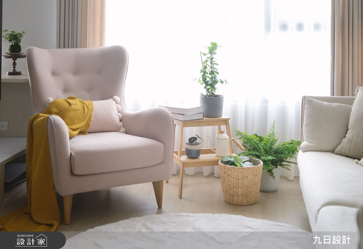 17坪新成屋(5年以下)＿北歐風客廳案例圖片＿九日室內裝修設計＿九日_84之12