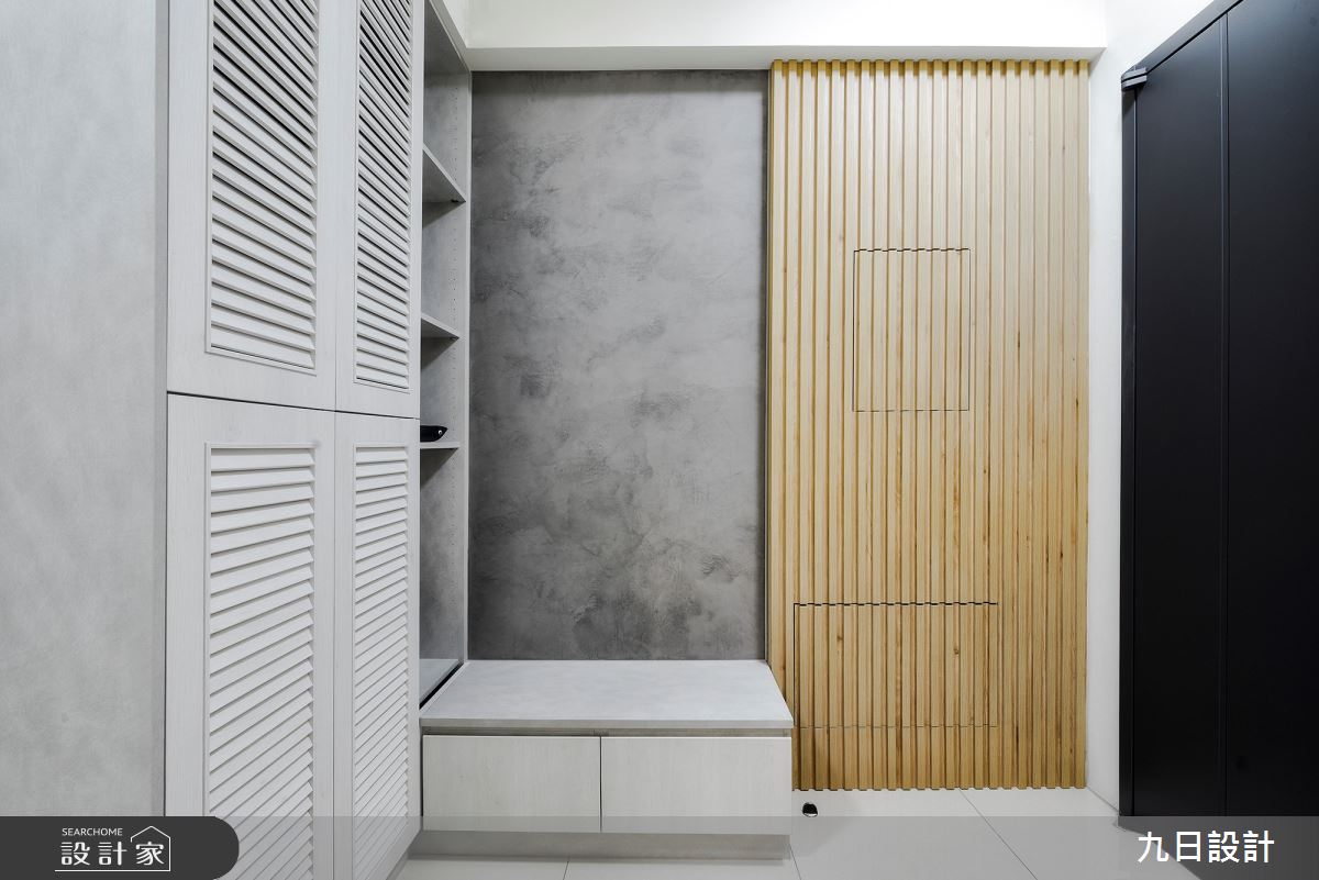 35坪新成屋(5年以下)＿混搭風玄關案例圖片＿九日室內裝修設計＿九日_85之1
