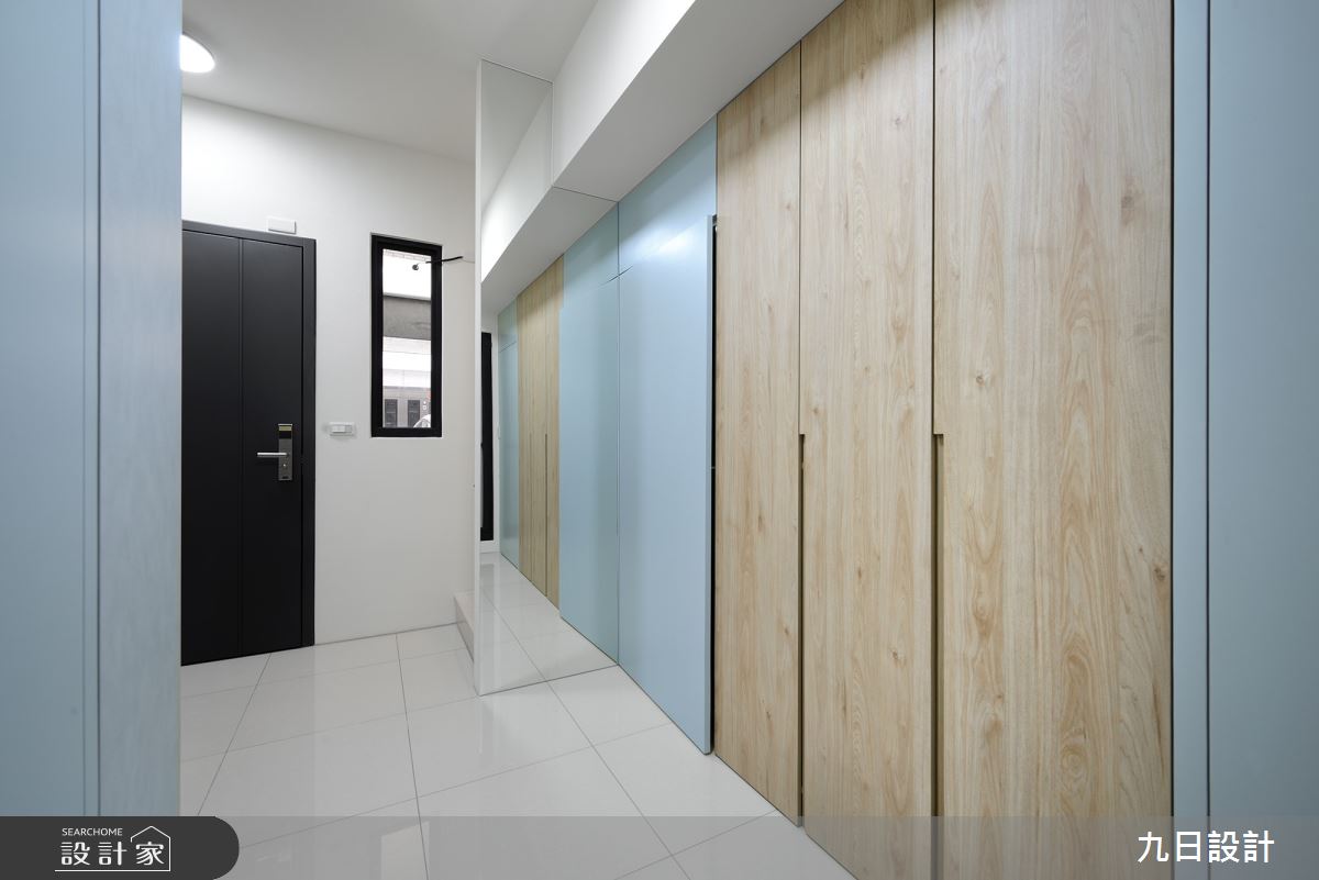 35坪新成屋(5年以下)＿混搭風玄關案例圖片＿九日室內裝修設計＿九日_85之2