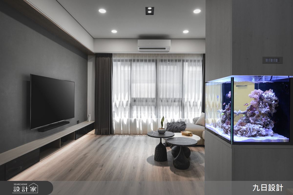 35坪新成屋(5年以下)＿混搭風客廳案例圖片＿九日室內裝修設計＿九日_85之6