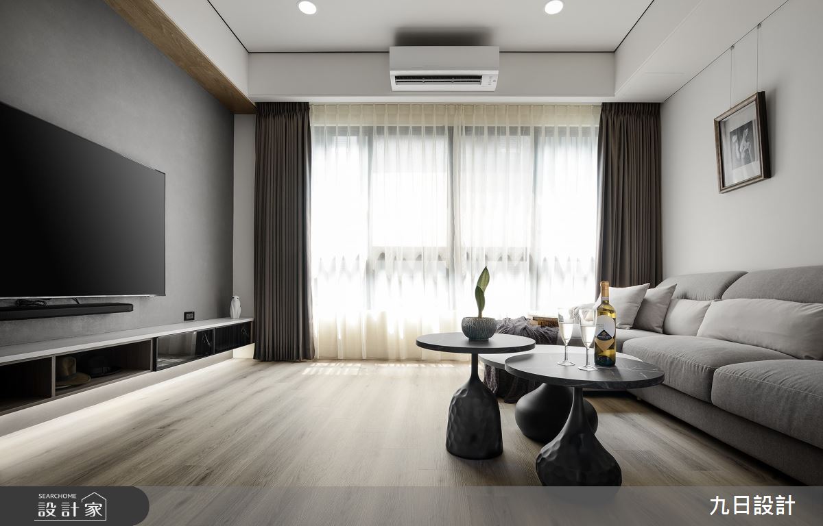 35坪新成屋(5年以下)＿混搭風客廳案例圖片＿九日室內裝修設計＿九日_85之10