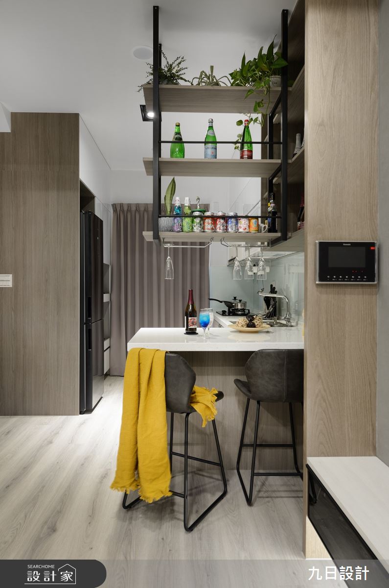 35坪新成屋(5年以下)＿混搭風餐廳中島案例圖片＿九日室內裝修設計＿九日_85之21