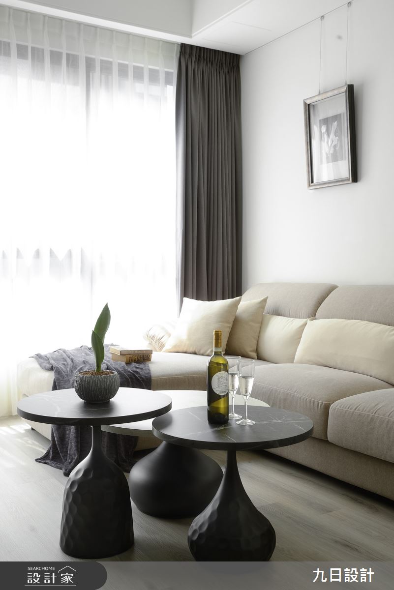 35坪新成屋(5年以下)＿混搭風客廳案例圖片＿九日室內裝修設計＿九日_85之15