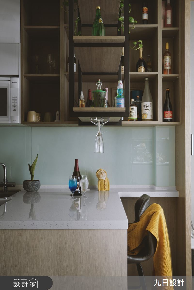 35坪新成屋(5年以下)＿混搭風餐廳中島案例圖片＿九日室內裝修設計＿九日_85之22