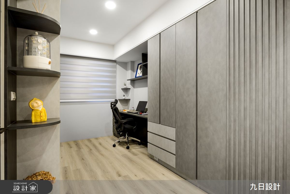 35坪新成屋(5年以下)＿混搭風工作區案例圖片＿九日室內裝修設計＿九日_85之32