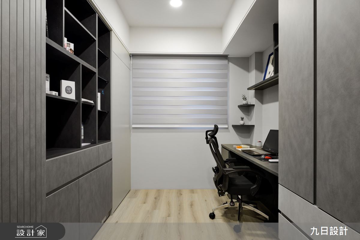 35坪新成屋(5年以下)＿混搭風工作區案例圖片＿九日室內裝修設計＿九日_85之33