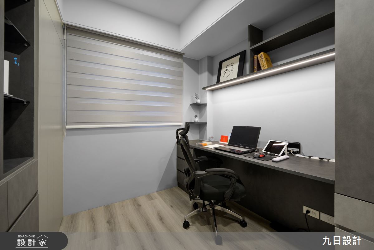 35坪新成屋(5年以下)＿混搭風工作區案例圖片＿九日室內裝修設計＿九日_85之34