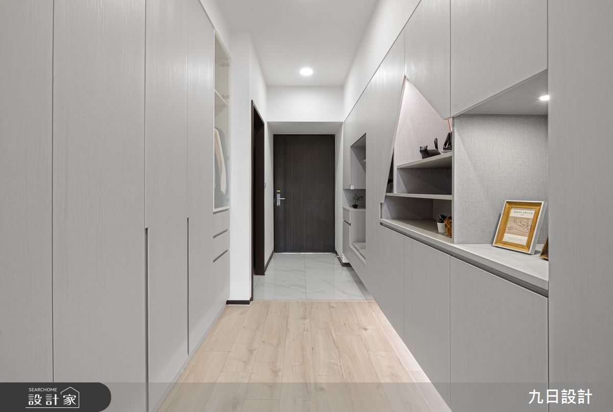 18坪新成屋(5年以下)＿北歐風玄關案例圖片＿九日室內裝修設計＿九日_86之1