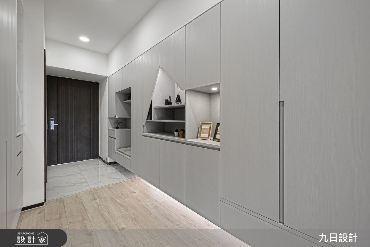 18坪新成屋(5年以下)＿北歐風玄關案例圖片＿九日室內裝修設計＿九日_86之2