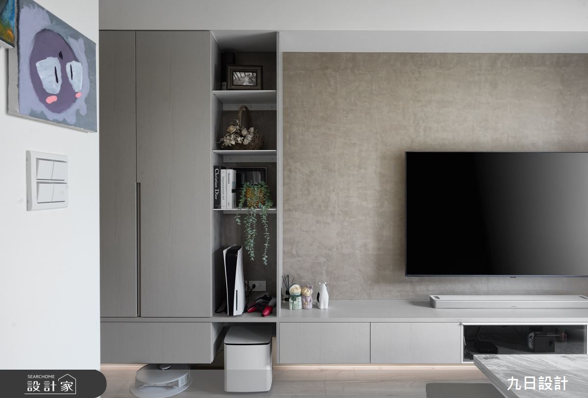 18坪新成屋(5年以下)＿北歐風客廳案例圖片＿九日室內裝修設計＿九日_86之9