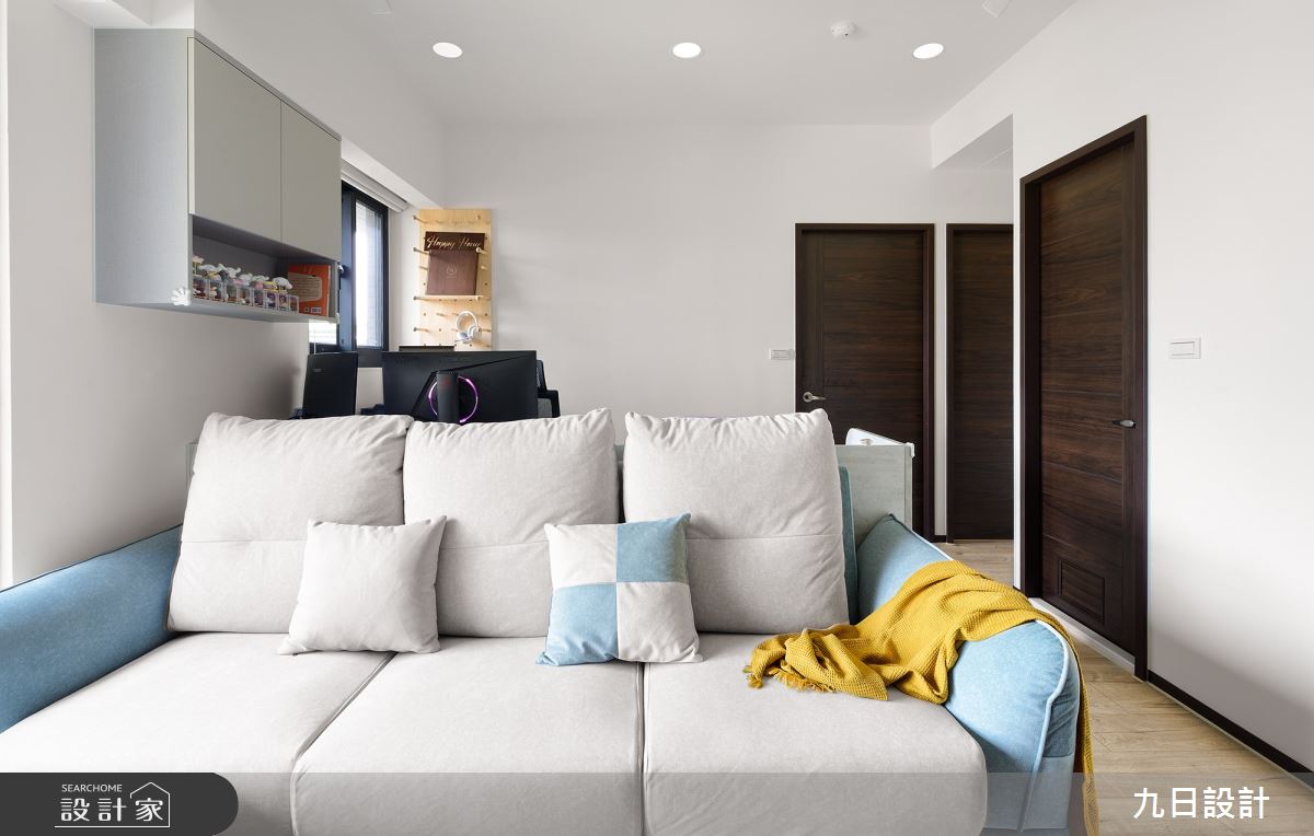 18坪新成屋(5年以下)＿北歐風客廳案例圖片＿九日室內裝修設計＿九日_86之12